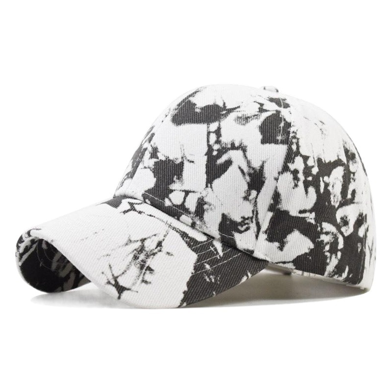 Amazon popular sombrero de estilo chino gorra de béisbol lavado apenado graffiti gorra de béisbol versátil moda hombres y mujeres image 1