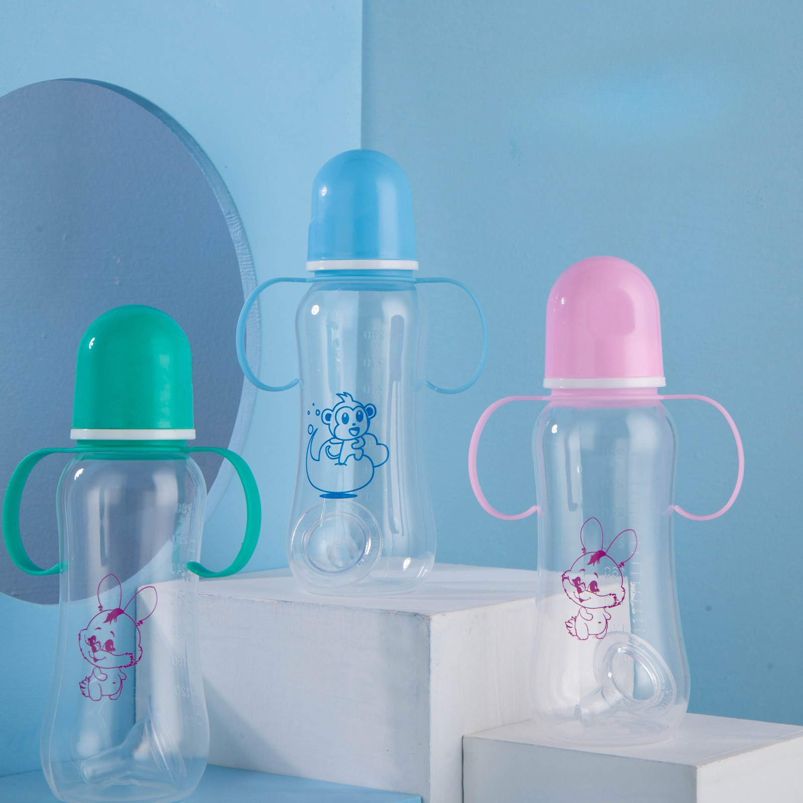 Factory Wholesale Direct Sales Pet Standard Caliber Bottle Kitten Feeding Newborn Puppy Animal Pvc Pacifier Bottle