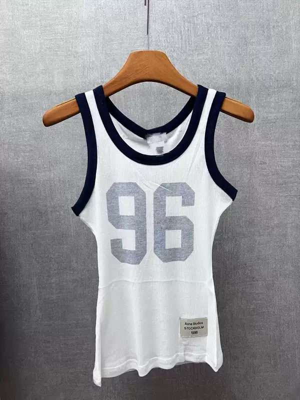 "Distinct Market" 26Ss Spring/Summer/Correct Version 1996 Basic Style Digital Print Ins Slim Fit Vest