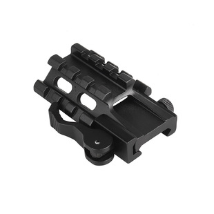 Metal 45 degree side rail m4 tactical ar oblique rail clamp unilateral bilateral 20mm universal rail accessory base