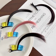 ぼんやりした毛のかつらのヘアピンの独孤ロックのポチちゃんのcos水原の千鶴の同じタイプのぼんやりした毛のカモの口のはさみの道具の髪飾り