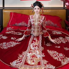 秀禾服新款新娘结婚敬酒服出阁中式婚服奢华高级感嫁衣龙凤褂夏季