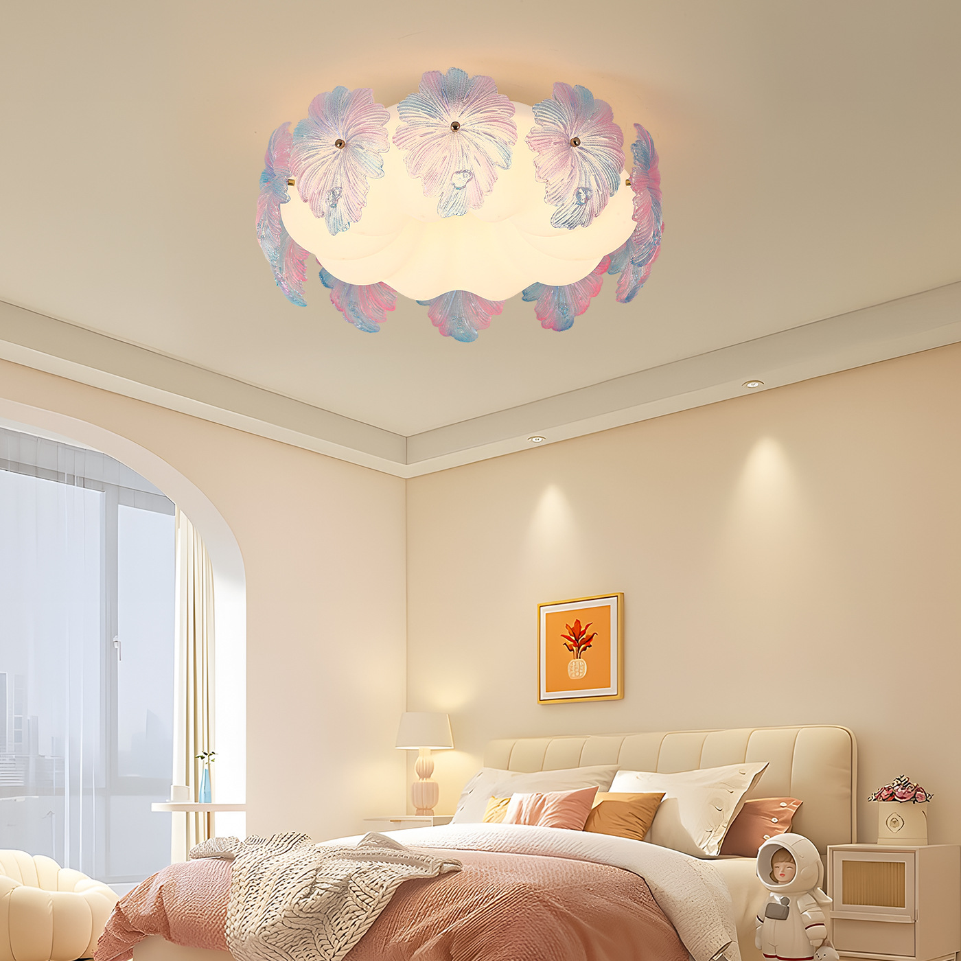 Luz de lujo de dormitorio de techo creativo 2026 nuevo estudio de protección de ojos dormitorio principal dormitorio de niños lámparas Zhongshan L274