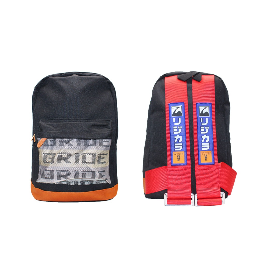 Factory Direct Supply Jdm New Takata Modified Seat Belt Small Backpack Racing Bride Backpack Computer Bag