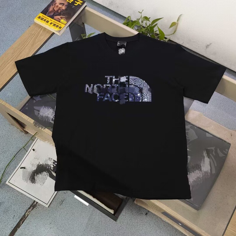 The North Face cross-border foreign trade classic logo star print summer series T-shirt The North Face cross-border foreign trade classic logo star print summer series T-shirt