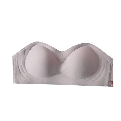 Miracle Half Cup Strapless Invisible Bra Tube Top One Shoulder Small Breast Anti-Lighting Anti-Falling Seamless Wireless Underwear