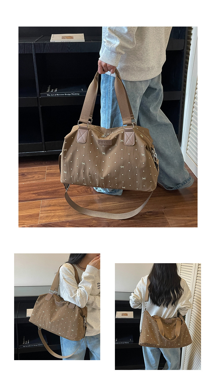 Lightweight large capacity travel bag, portable storage for business trips