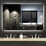 Умный ванная комната зеркало  LED настенный Режим мойте руки между свет умный зеркало отели ванная комната зеркало ванная комната настенный