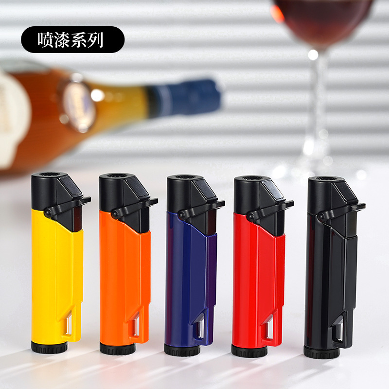 创意小巧打火机稀奇古怪直充蓝焰便携按压点火火机防风男士礼品|undefined