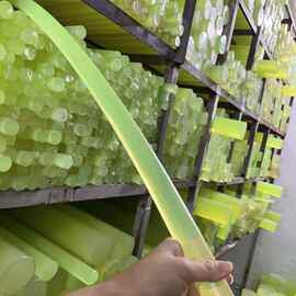 防身聚氨酯橡胶圆棒胶棒减震圆柱牛筋PU加工优力弹性弹力耐磨胶管