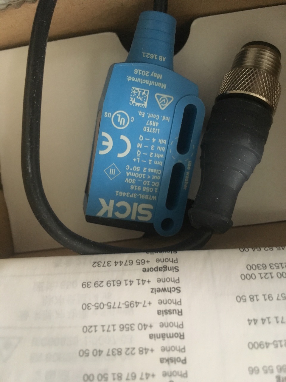 光电开关 激光传感器WTB9L-3P3461