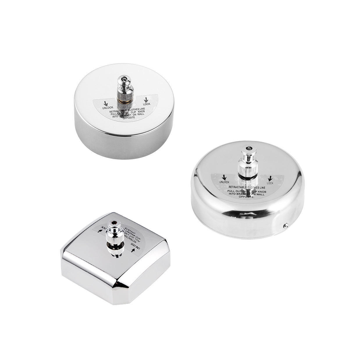 Tendedero de acero inoxidable 304, tendedero invisible de pared sin necesidad de taladrar, cuerda de acero retráctil para interiores, tendedero de nailon.