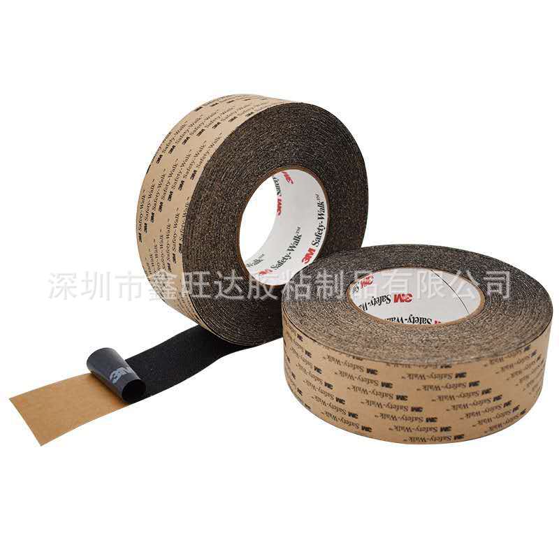 楼梯防滑胶带3M610防滑贴耐磨垫地面斜坡止滑带鞋底安全黑色牢固