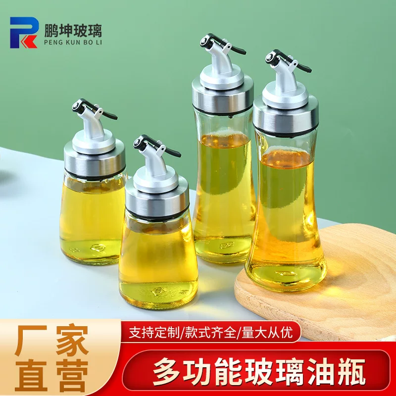 Oil dispenser, glass bottle
