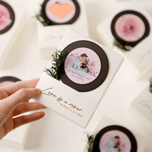 创意唱片喜糖盒结婚桌糖盒感婚礼简约糖果盒喜糖袋子空盒