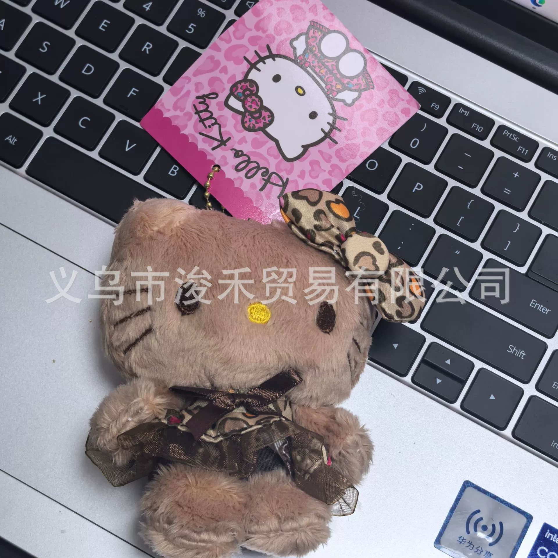 Плюшевый брелок-подвеска Hello Kitty, милый кукольный брелок для сумки, 11 см, легкий и прочный
