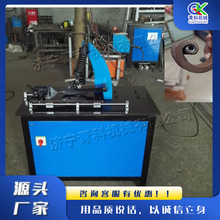 电动金属搓卷机 圆钢方钢管材搓卷弯花机 小型便携式自动滚卷机