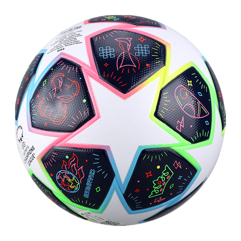 Copa del Mundo de la Premier League de fútbol pegado en caliente pu5 fábrica de fútbol al por mayor comercio exterior 4