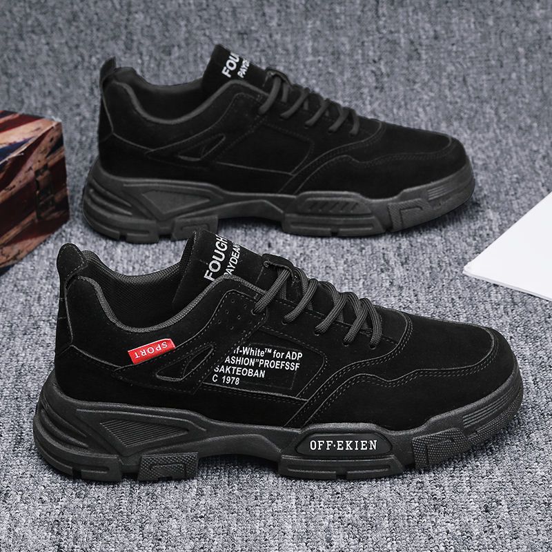 Zapatos de trabajo para hombres 2024 nuevos zapatos de primavera para hombres antideslizantes y resistentes al desgaste zapatos de trabajo para hombres zapatos de skate casuales
