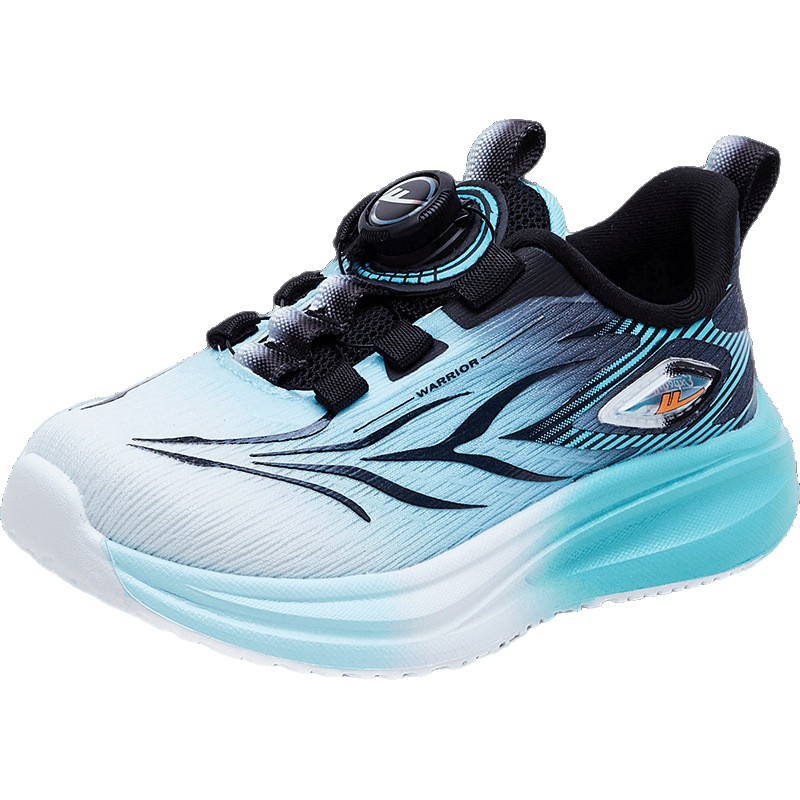 Zapatos infantiles de retroalimentación cool botones de otoño nuevos zapatos transpirables de malla púrpura para niños y niñas zapatos deportivos ociosos