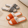 Slippers, demi-season footwear indoor for beloved, non-slip summer cloth, soft sole, absorbs sweat and smell