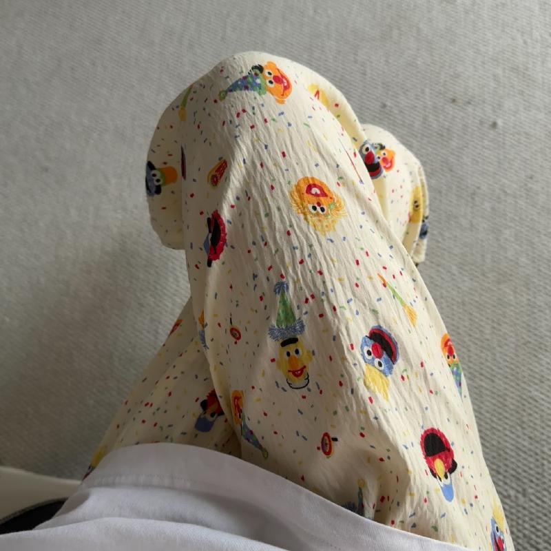 Primavera y verano · Pantalones de pijama casuales para mujeres pantalones a prueba de mosquitos rojos en línea 2025 nuevos pantalones caseros para llevar