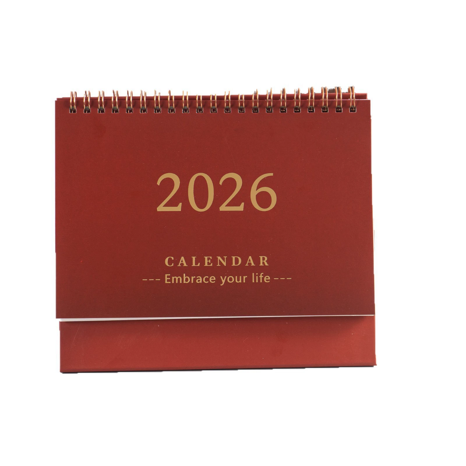 Korean fresh desk calendar, notebook, Korean style, 2026 years, English
