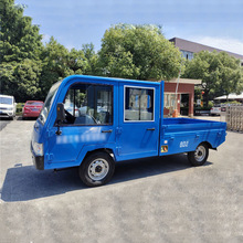 浙江工地电动平板搬运车蓄电池运输车图片大功率场内货物转运车