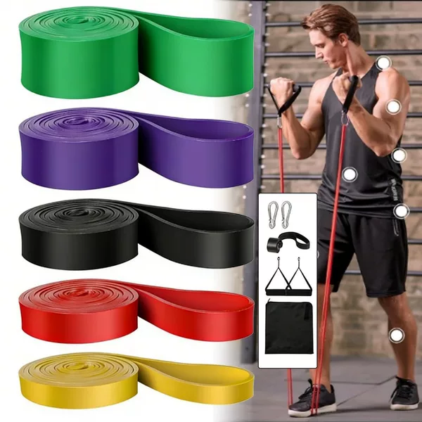 Resistance Bands for Sports Training, Elastic Bands for Pull-Ups, Yoga Stretching, and Auxiliary Tension Bands