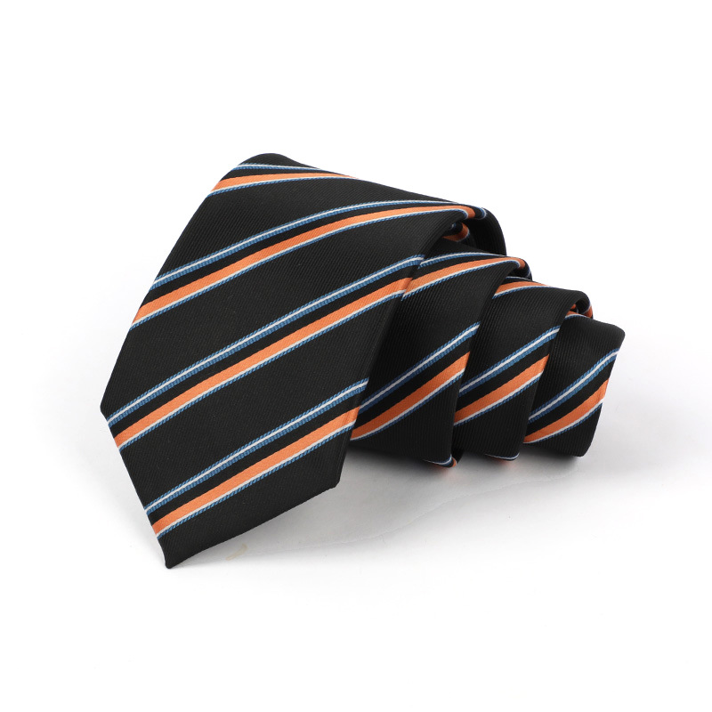 Corbata de hombre jacquard bordado 8CM poliéster seda corbata tejida hombre sentido superior l corbata logo diseño y producción