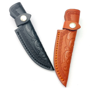 Straight Knife Set Cowhide Knife Set Scabbard Outdoor Knife Set Cowhide Knife Set Knife Set Knife Shebard
