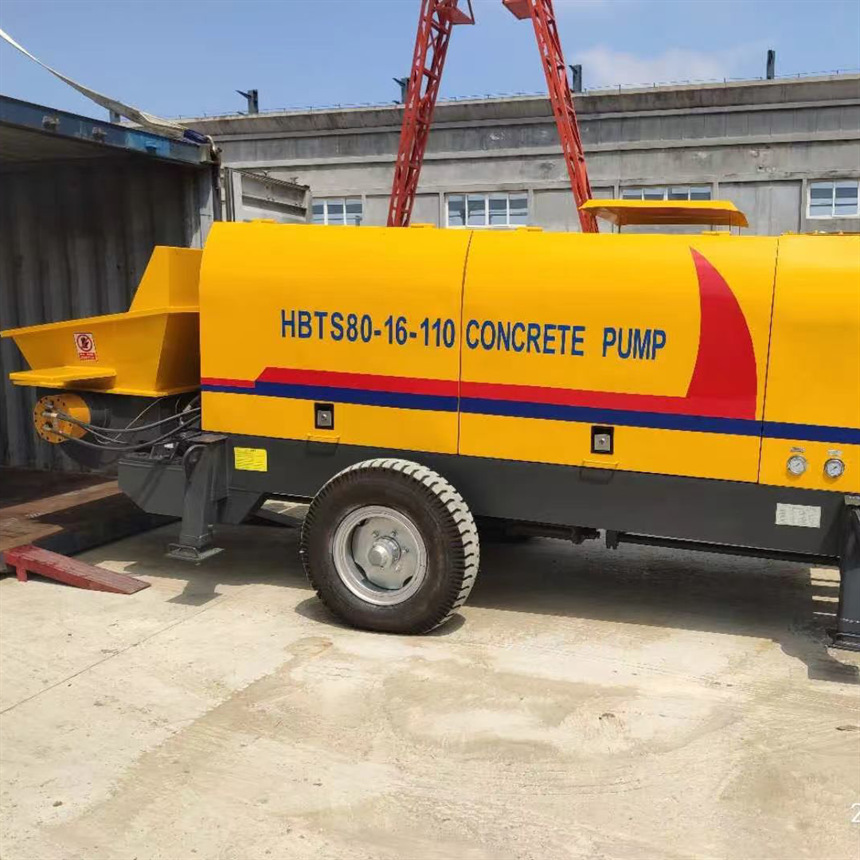 混凝土输送泵拖泵 柴油拖泵 柴油搅拌拖泵 拖车式混凝土搅拌拖泵