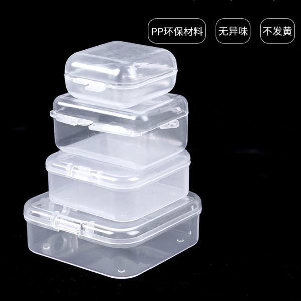 Plastic transparent storage system