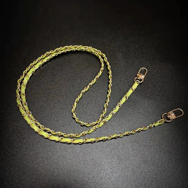 Shoulder bag leather chain-matcha green-284