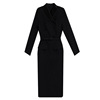 Spring suit collar double breasted knee length mid length annual meeting dress