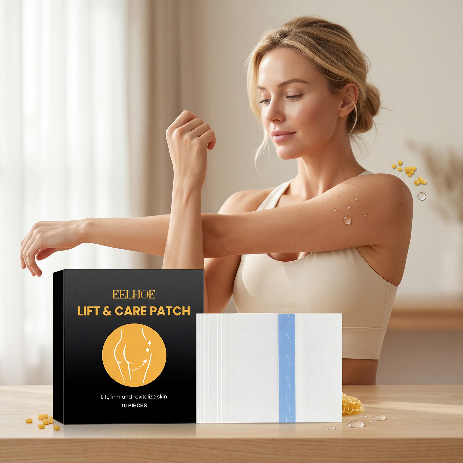 EELHOE 身体护理贴 亲肤温和舒适轻薄透气柔润肌肤线条懒人便携贴