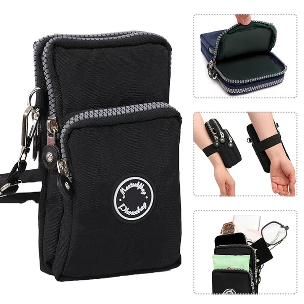 Wholesale Factory Direct Hand Crossbody Bag Large Screen Mobile Phone Bag Coin Purse Hanging Neck Wrist Bag Running Vertical Mini