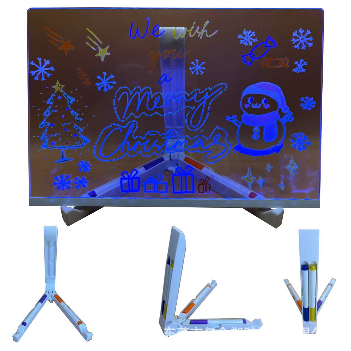 Glowing tablet laptop