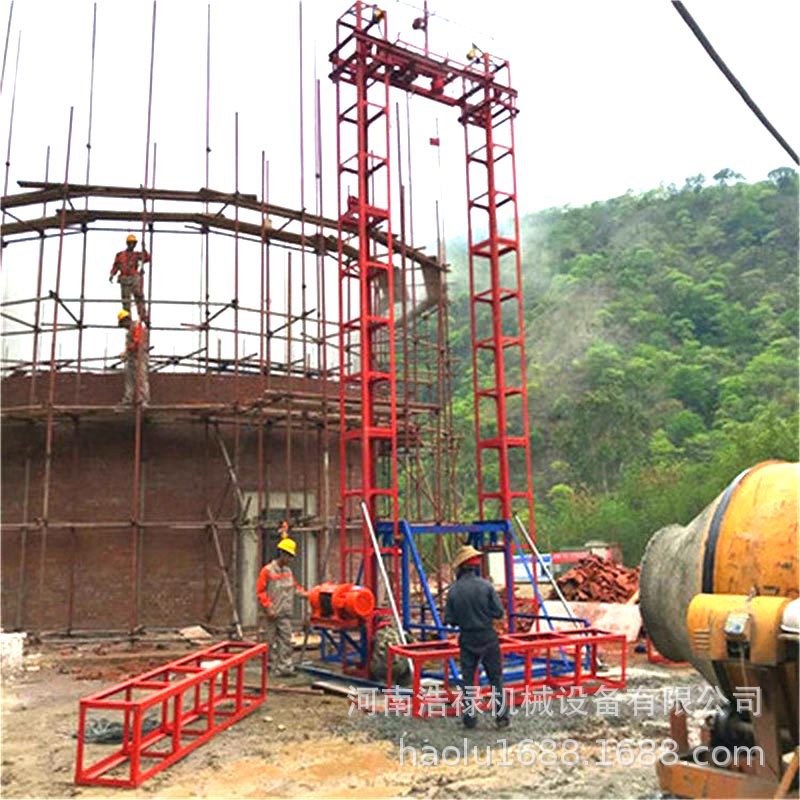 SSE160钢丝绳电动龙门架 30米组装龙门架式升降机 施工升降机