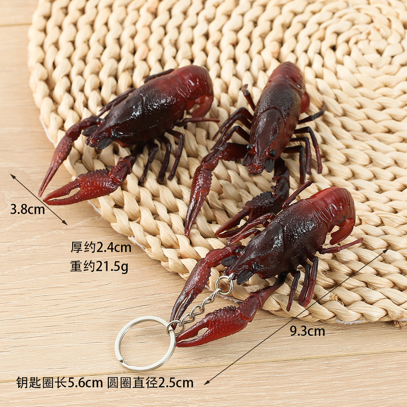 仿真青蟹螃蟹仿真大闸蟹海鲜创意仿真小龙虾食品模型食玩搞怪道具|undefined