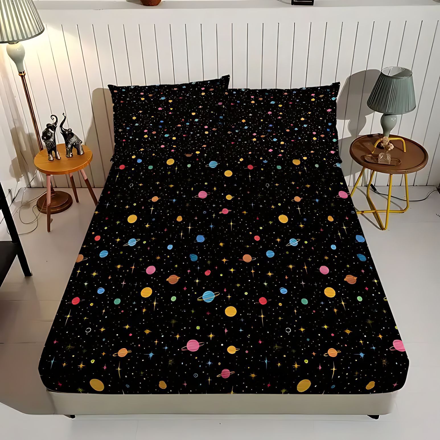 TUME / JIT dibujos animados transfronterizos estrella temática patrón de impresión digital de alta definición cama de cama de cama de cama