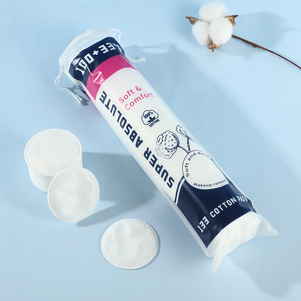 Algodón cosmético ultra suave y cómodo transfronterizo, 133 piezas de algodón húmedo, algodón de limpieza de la cara, algodón único