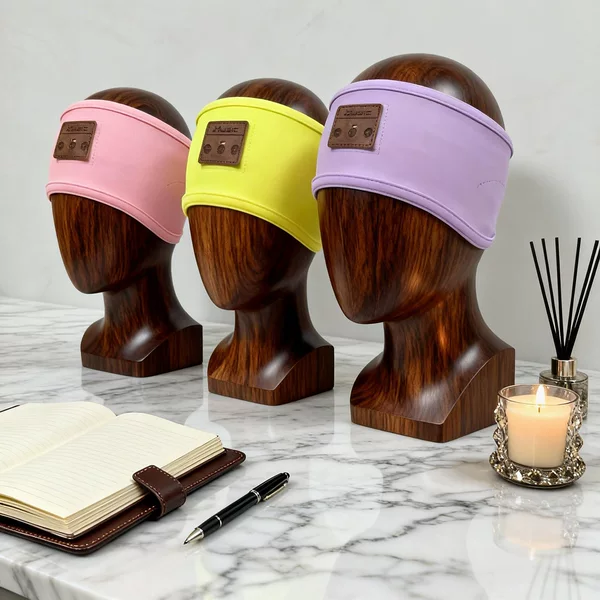 Bluetooth Sports Headband, Sweat-Absorbent, Quick-Drying, Sleep Headphones, Hairband