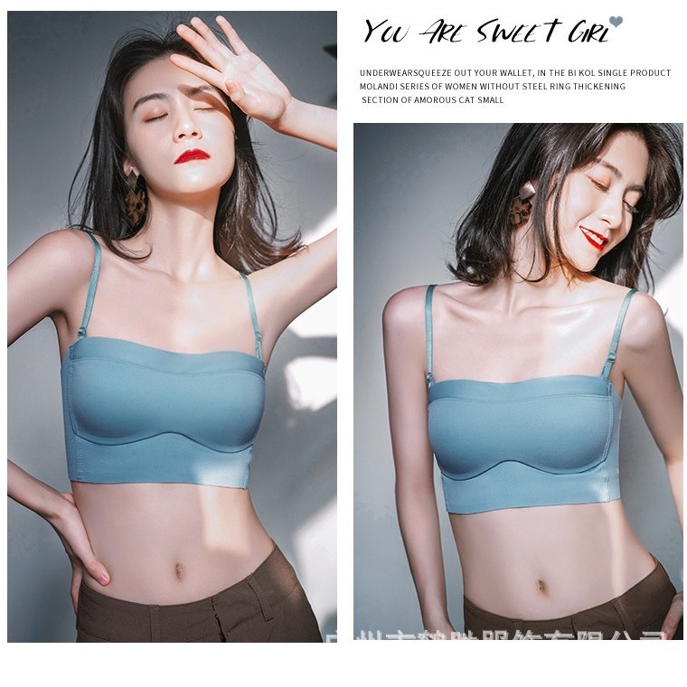 Venta directa de fábrica comercio electrónico transfronterizo Sudeste de Asia Vietnam Tailandia damas sin costuras sujetador de recogida lateral cómodo