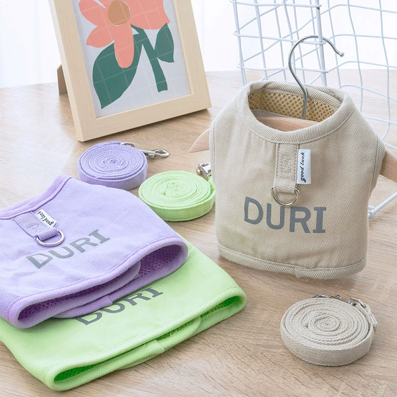 Тяговая веревка для кошек и собак Four Seasons Сетчатый дышащий жилет Антипробиваемый нагрудный ремень для домашних животных Веревка для ходьбы собак Цепь из кошачьей веревки