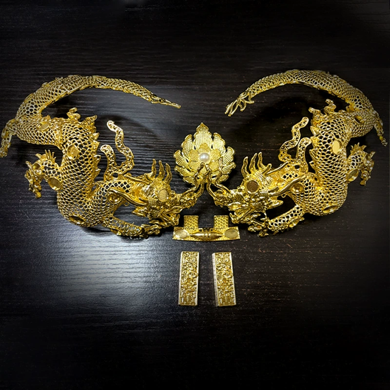 Ssangyong Wing хорошая корона имитирует Dingling латунный позолоченный халцедон бус аксессуары