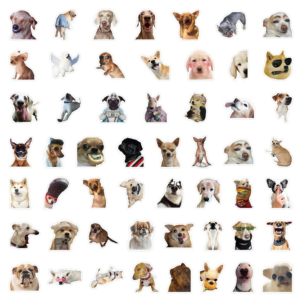 1 Set Dog Cat Learning PVC Self-adhesive Cute Stickers display picture 22