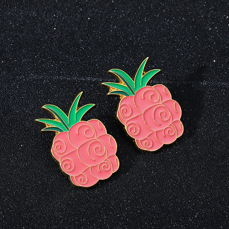 Cartoon Style Fruit Alloy Enamel Unisex Brooches display picture 3