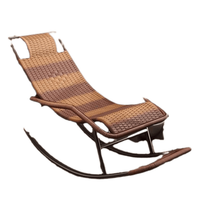 Silla de mecedor silla de caña silla de almuerzo para adultos balcón casero ocio para dormir sala de estar silla de relajación especial para ancianos