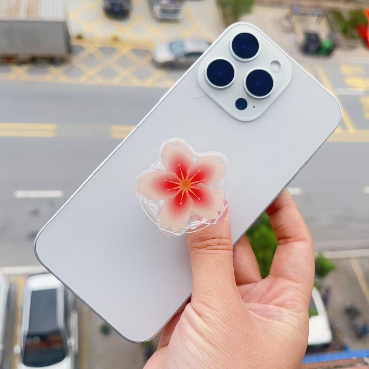20g Weight Airbag Bracket Classification Acrylic Material Flower Pattern Simple Style, Classic Style Style Flower Acrylic Simple Style Classic Style Airbag Bracket 8